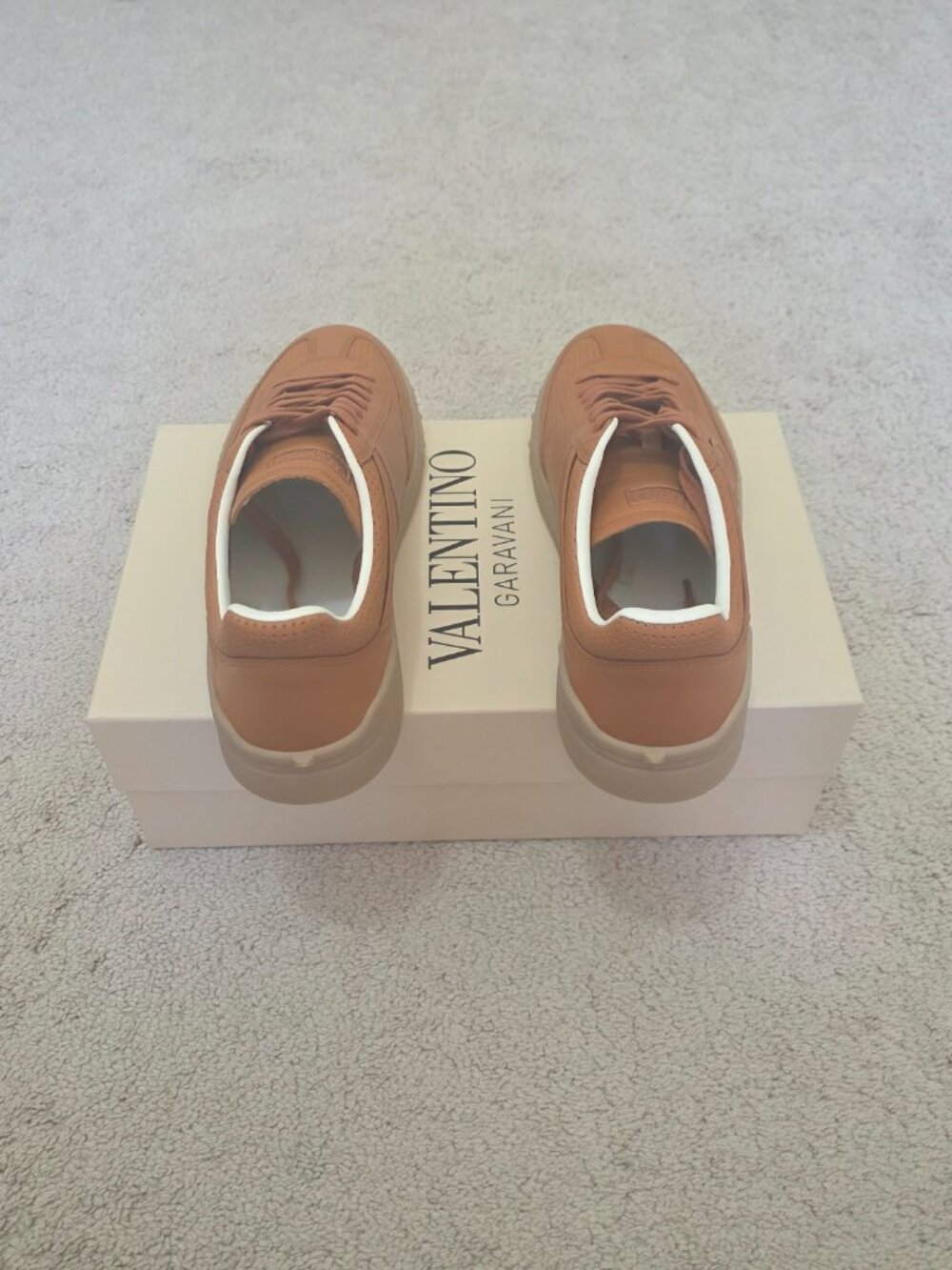 VALENTINO GARAVANI Upvillage Perforated Sneaker Roasted 44 - Picture 5 of 12